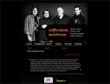 Tablet Screenshot of collegiummusicum.sk