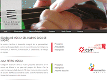 Tablet Screenshot of collegiummusicum.es
